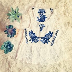 Pacsun Modcloth Free People boho top